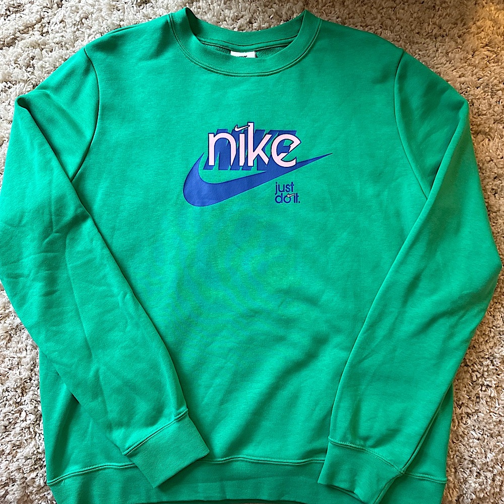 Nike Women's NSW Club Fleece FT GX Crew Long Sleeve Sweatshirt